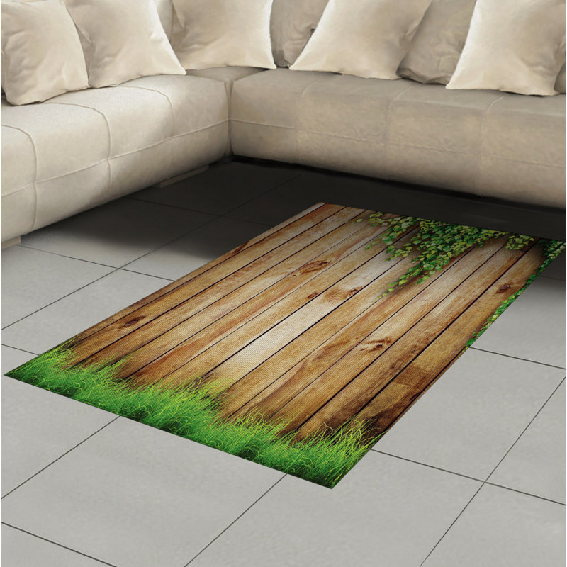Rustic High Density Long Fiber Poly Threads Decorative Area Rug Carpet, Rectangle 4' x 5'8"