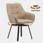 Byun 48cm H Upholstered Metal Armchair-1326517239