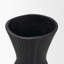 Vase sablier patiné en métal noir mat Patine-133228862-133228861