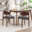 Chaise d'appoint rembourrée en bois massif-703115068