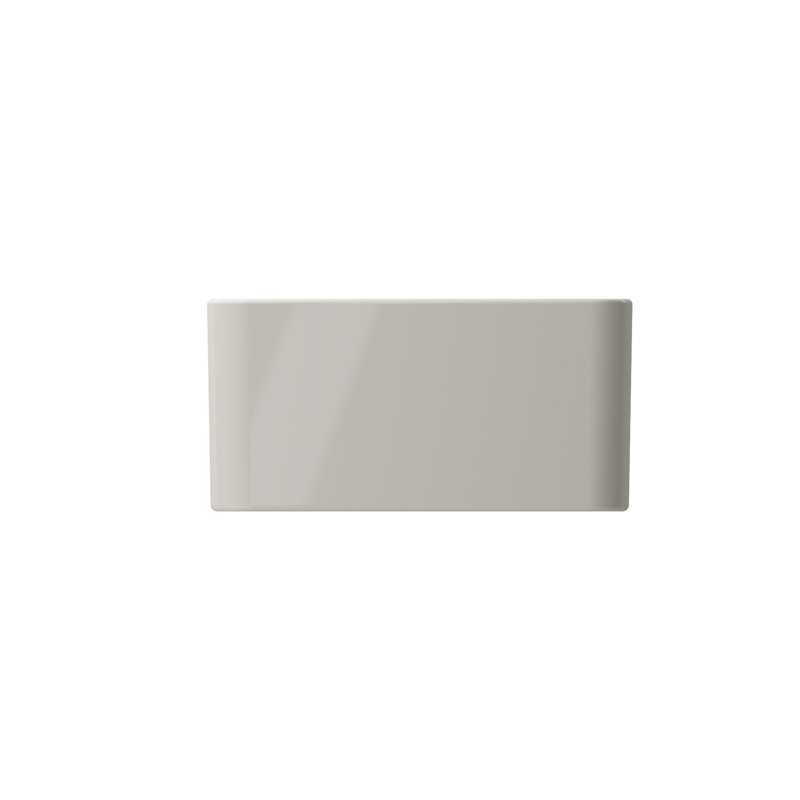 20 in. L Farmhouse Kitchen Sink, Biscuit