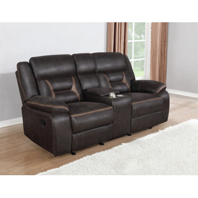 Juwan 77" Pillow Top Arm Reclining Loveseat by Red Barrel Studio