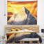 Tapisserie «Garhwal Himalaya» au coucher du soleil-28486322