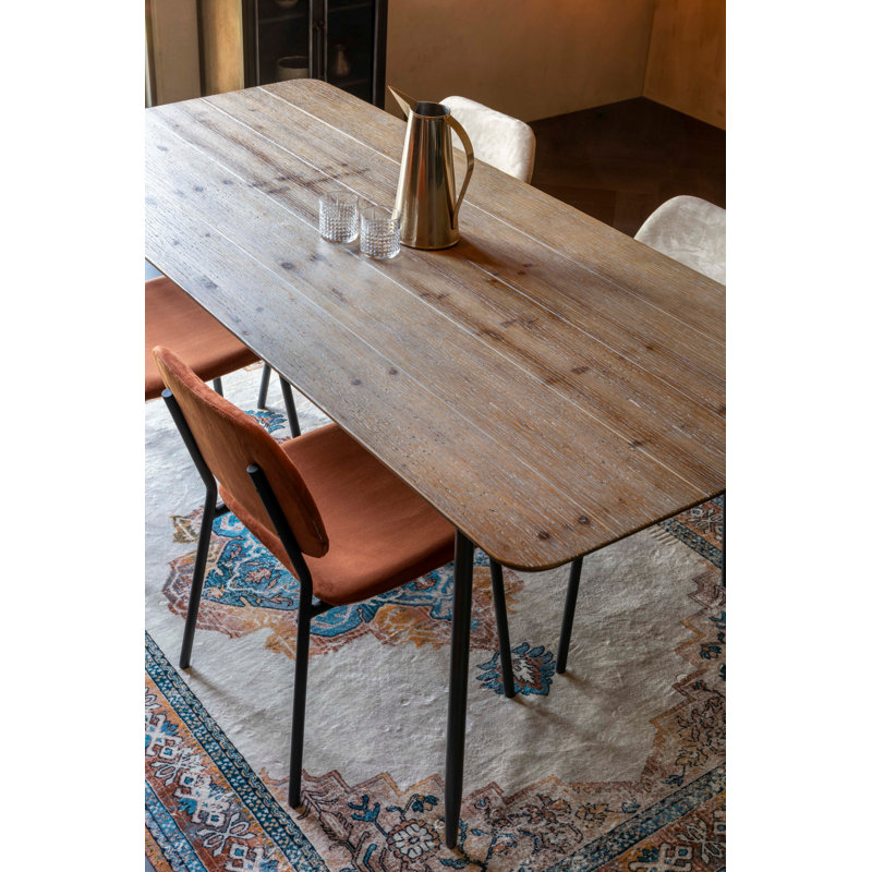 Darby Upholstered Dining Chair, Brown