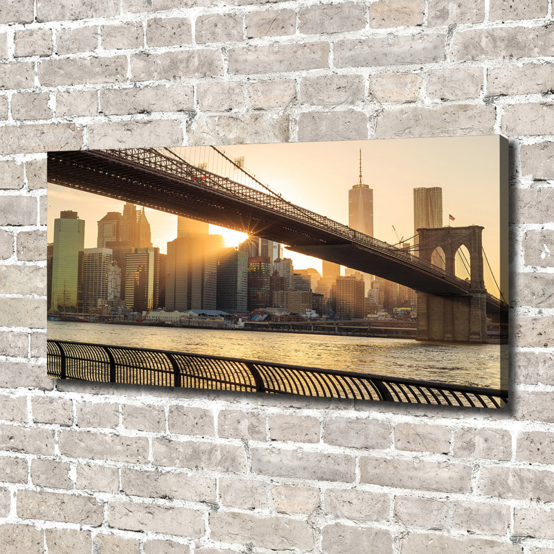 Brooklyn Bridge - Wrapped Canvas Print