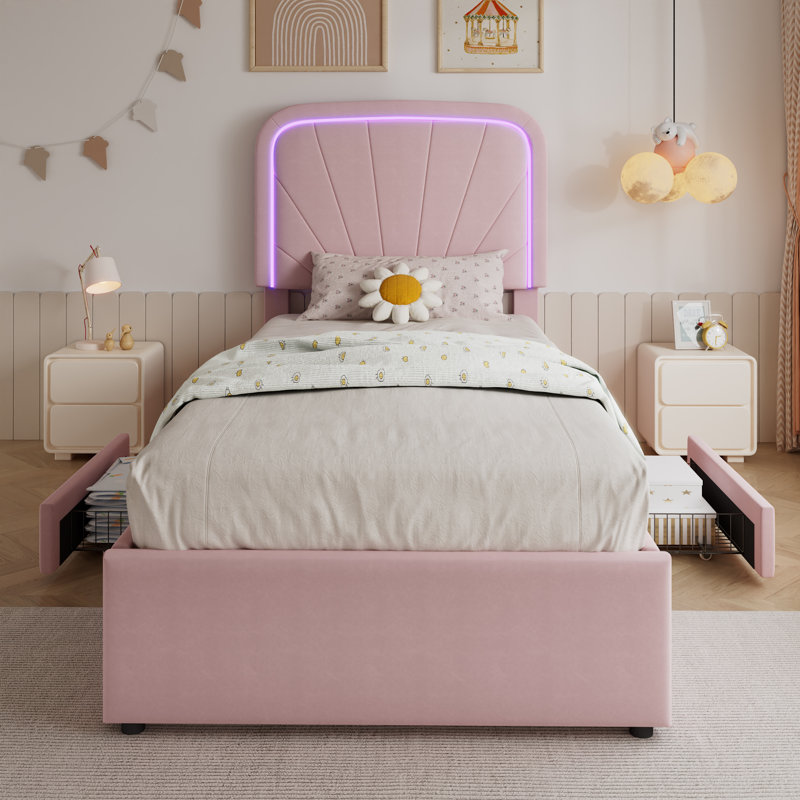 Upholstered Bed, Single (3')
