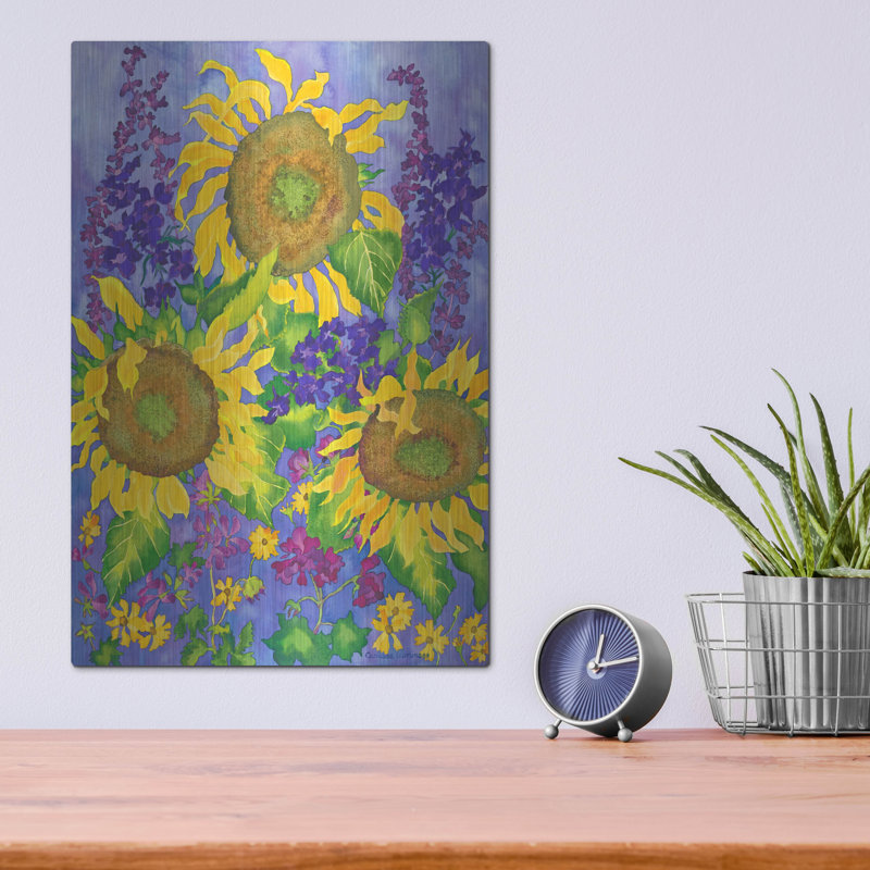 «Sunflower Power» par Carissa Luminess, H 16 po x l 12 po