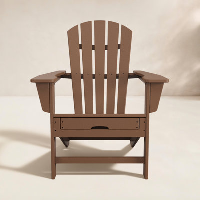 POLYWOOD Adirondack Chair with Hideaway Ottoman