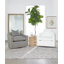 Fauteuil club pivotant de 36 po Como