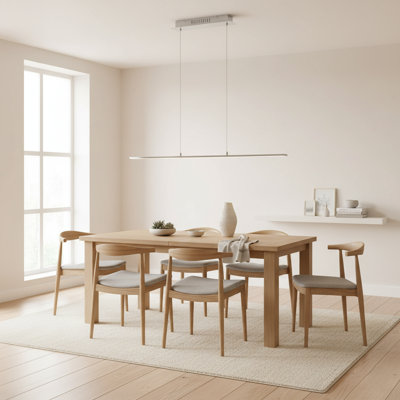 1 - Light Rectangle Integrated LED Chandelier