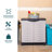 Adjustable 25.5" Plastic 1-Shelf Freestanding Garage Storage Cabinet-942545156