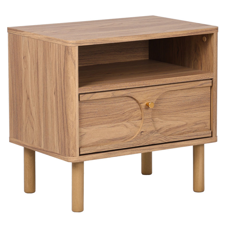 Table de chevet 1 tiroir Prinpop