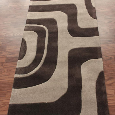 Tapis Irmine Maze Choc