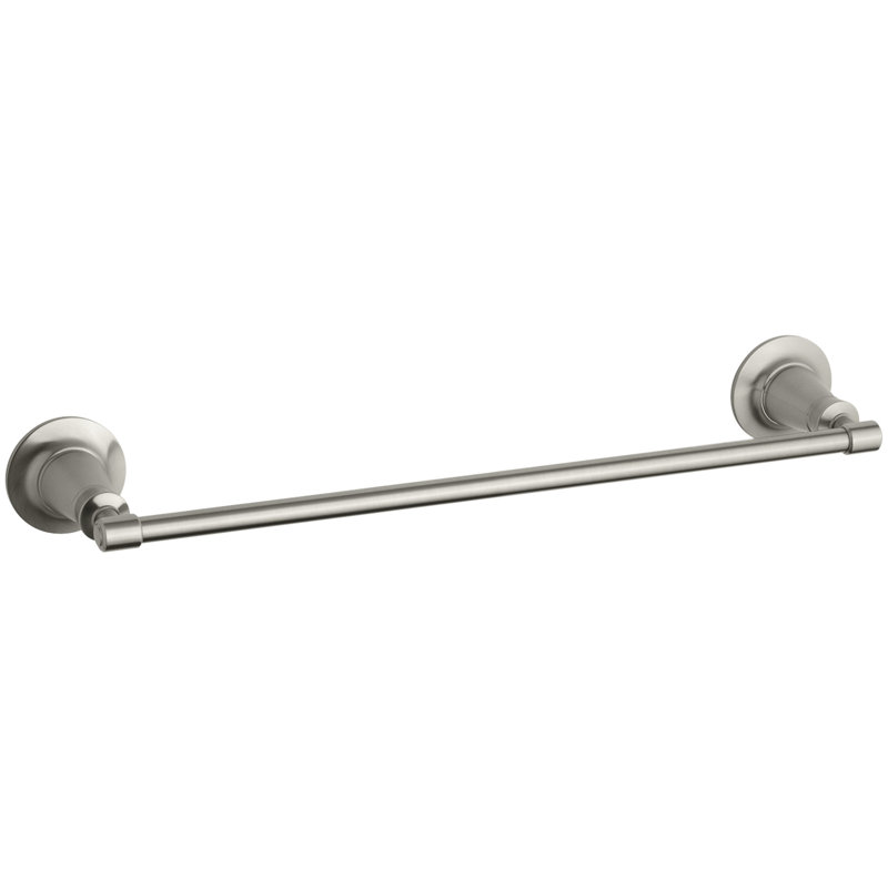 Barre à serviettes murale Archer, Nickel brossé éclatant, 18"