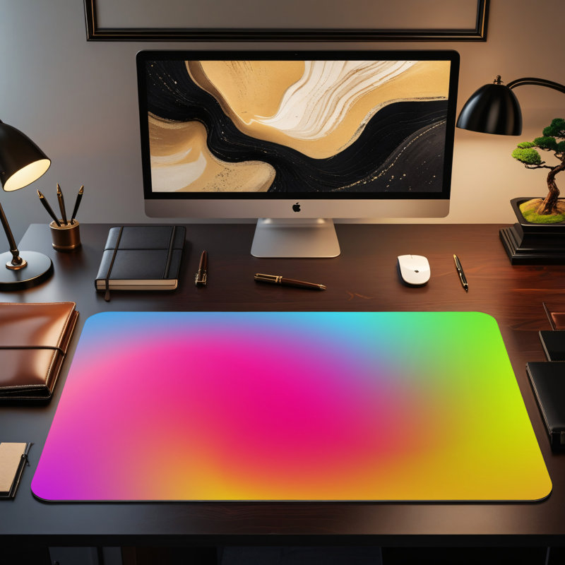 Polyester Desk Pad, 14.4x12.1