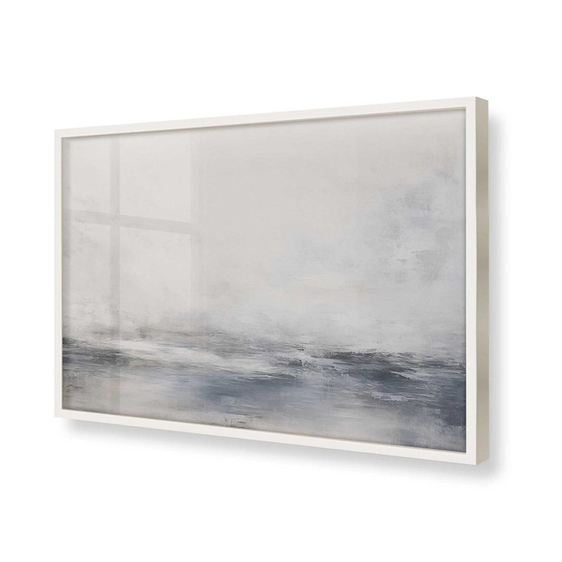 Wistful Tides I, Cadre photo simple blanc opaque, H 19 po x l 25 po