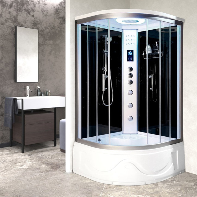 Vidalux Miami 1050 Steam Shower 1050 x 1050, Black
