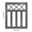 Towanna Gate Fencing with 1 Panel(s) Included-879912712-879912819