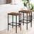 Eva-Maria Counter Stool with Metal Frame (Set of 2)