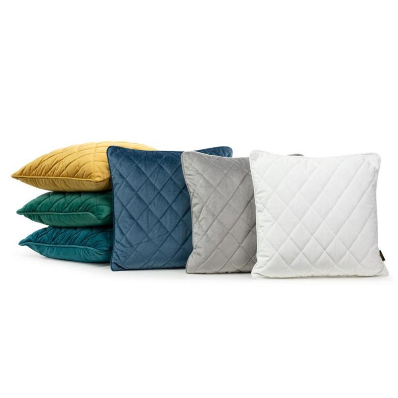 Microfiber Pillowcase, 45cm H x 45cm W x 6cm D, Yellow