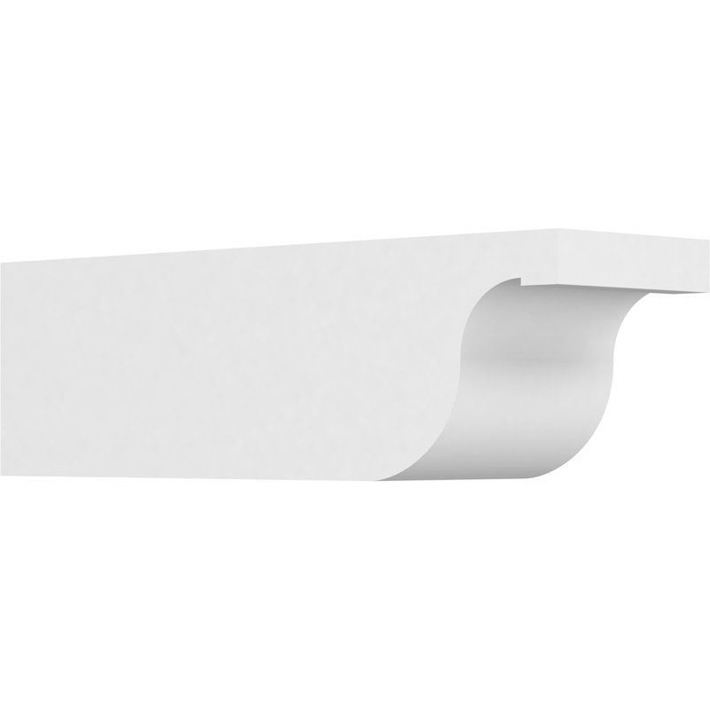 6"W x 6"H x 20"L Standard Del Monte Architectural Grade PVC Rafter Tail, 6"H x 6"W x 20"D