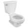 American Standard Baby Devoro FloWise Round Front Toilet 10 in. Height