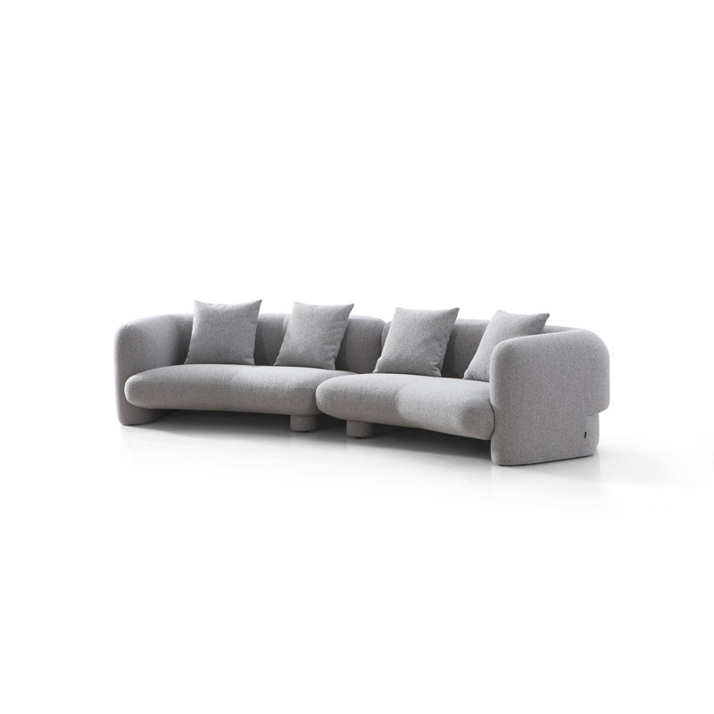 Canapé Marin, Tissu gris