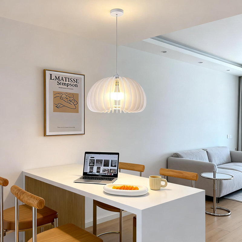 16" Modern Japanese Simplicity Pendant Light Dimmable