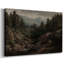 Paysage rétro-CDLxxxxi encadré sur toile-322845317