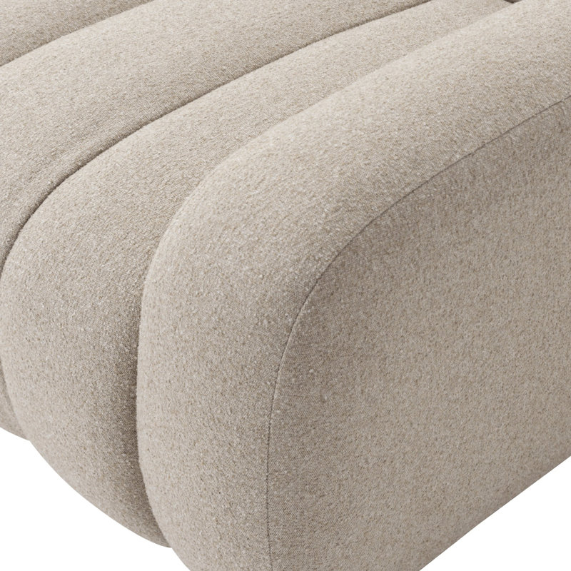 Carina Sofa, Weslie Flax Performance Textured Weave