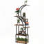 Support pour plante en forme de S, tablette pour plante à 8 niveaux, support à plante d'angle pour plantes multiples