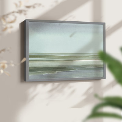 Aqua Reflections I -Framed Print - Restickable