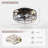 12 Inch Ceiling Fan With Light- Low Profile Enclosed Bladeless Fan Light, Flush Mount Ceiling Fan With Remote, 6 Speeds & Timer, Modern Quiet Fan For Small Room Bedroom Kitchen-1287548187-1287548185-1293592768