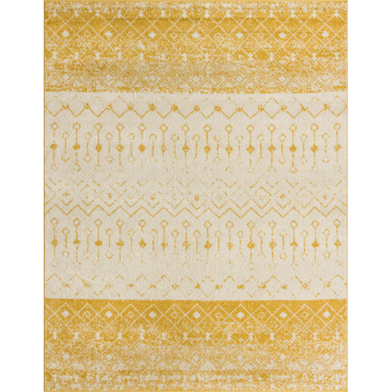 Abstract Indoor Rug, Rectangle 7'10" x 10'