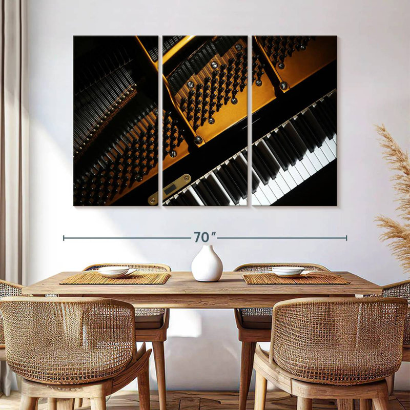 Abarca Inside The Piano, 48" H x 74" W