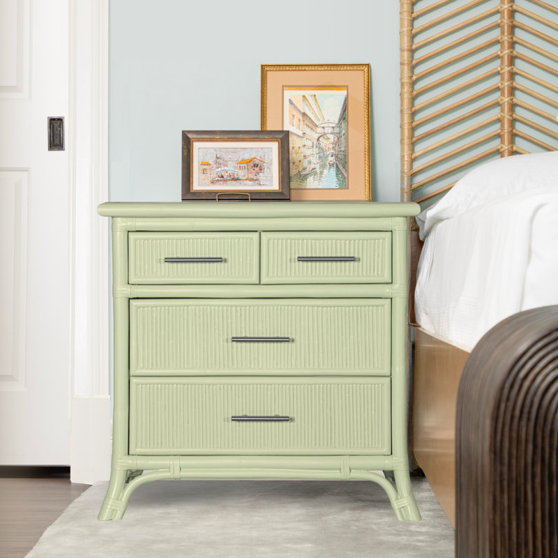 4 - Drawer Nightstand, Celery Green