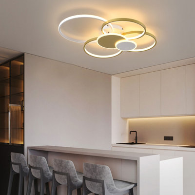 Baesmarc 31.5'' W LED Semi Flush Mount