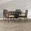 Marrero 4 - Person Wicker Patio Dining Set with Square Table , Cushions Included