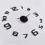 Horloge murale 3d sans cadre Hareem