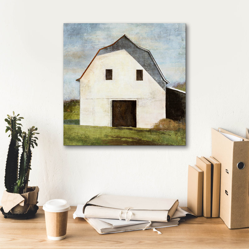 " Hay Barn " by Suzanne Nicoll, 18" H x 18" W x 0.75" D
