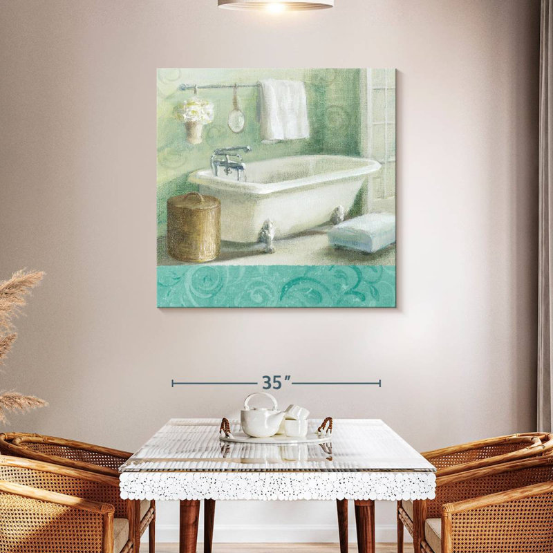 Lilie Refresh Bath Border I, 39'' H x 39'' W