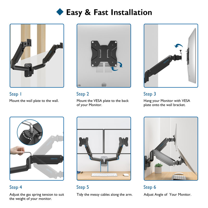 1Home Multi-Screen Single Screen Wall mount Electronic Mount