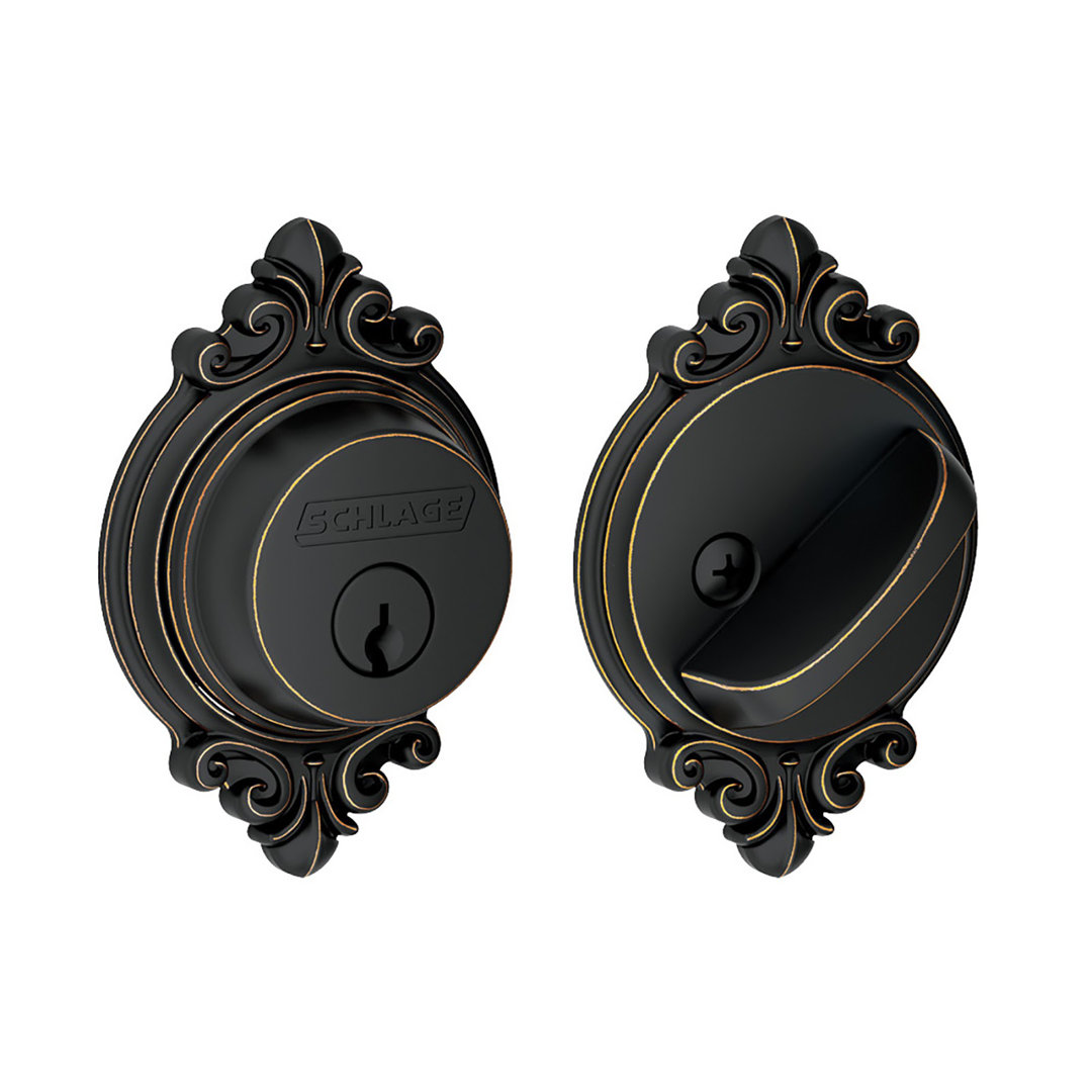 Single Cylinder Deadbolt with Brookshire Trim Schlage 