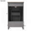 Petit meuble-lavabo moderne avec lavabo en céramique - 20 * 14,5 * 33,3 pouces, rangement spacieux, 1 porte à fermeture en douceur