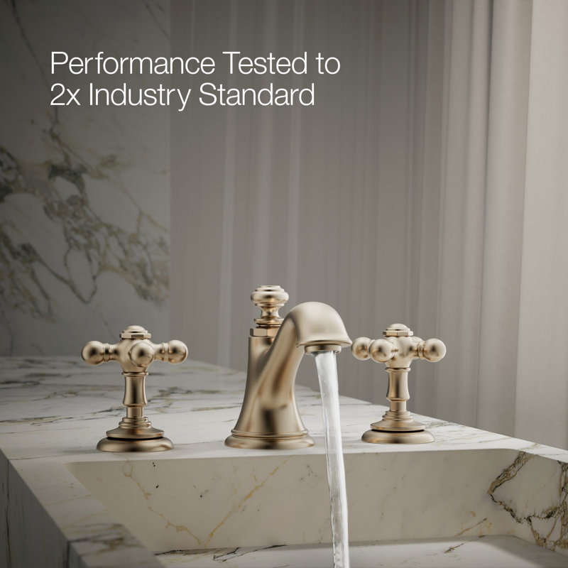 Artifacts® Bathroom Sink Cross Handles, Vibrant Brushed Bronze