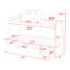 Lit simple en bois avec tablettes Trong-1117966625