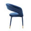 Chaise rembourrée en velours Sina-624624654