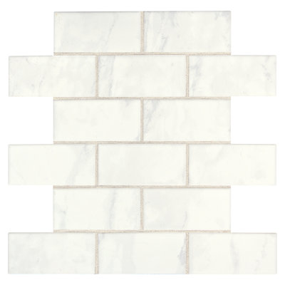 Itona Tile Ceramic Brick Joint Mosaic Tile (Set of 12) (9.96 SQFT Per Carton)