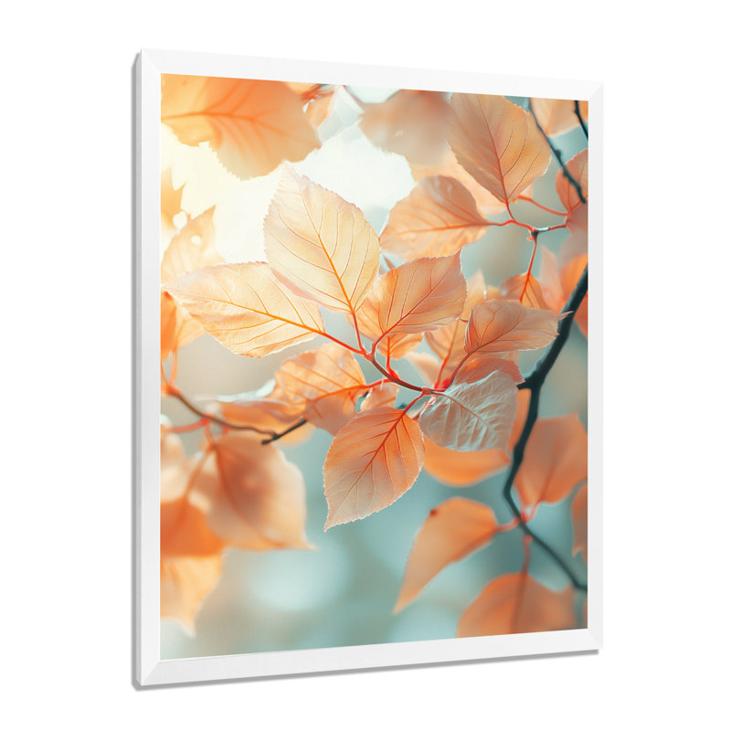 Enfield - Floral Canvas Art Print, 44" H x 34" W, White, Picture Framed