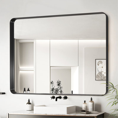 Miroir de salle de bain noir